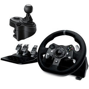 Logitech G920 Driving Force Racing Wheel + Logitech G Driving Force Shifter Bundle
