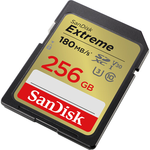 SanDisk 256GB  Extreme 180MB/s – SDSDXVV-256G-GNCIN3