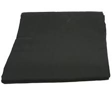Muslin Black Backdrop 3m by 6m