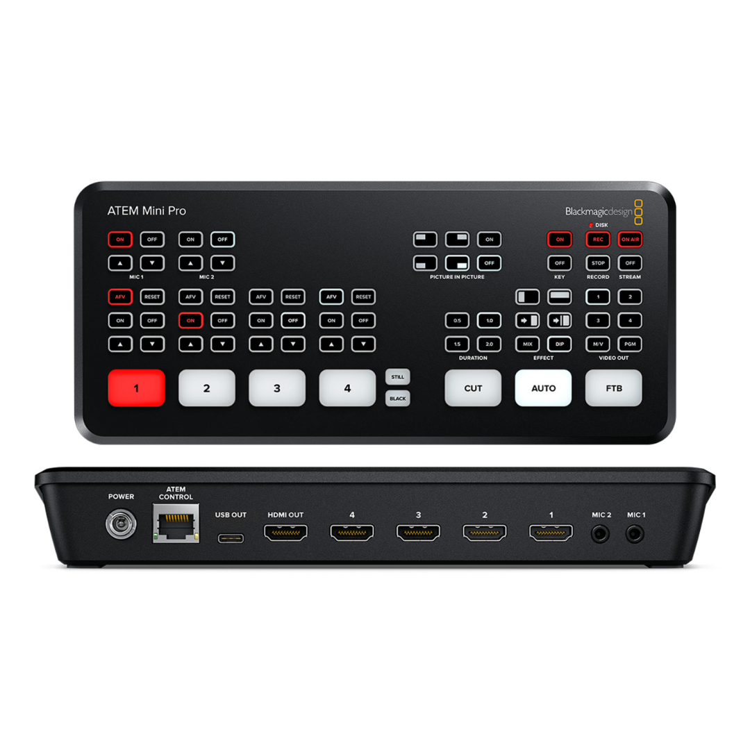 Blackmagic Design ATEM Mini Pro ISO 4 channel HDMI Live Stream Switcher4