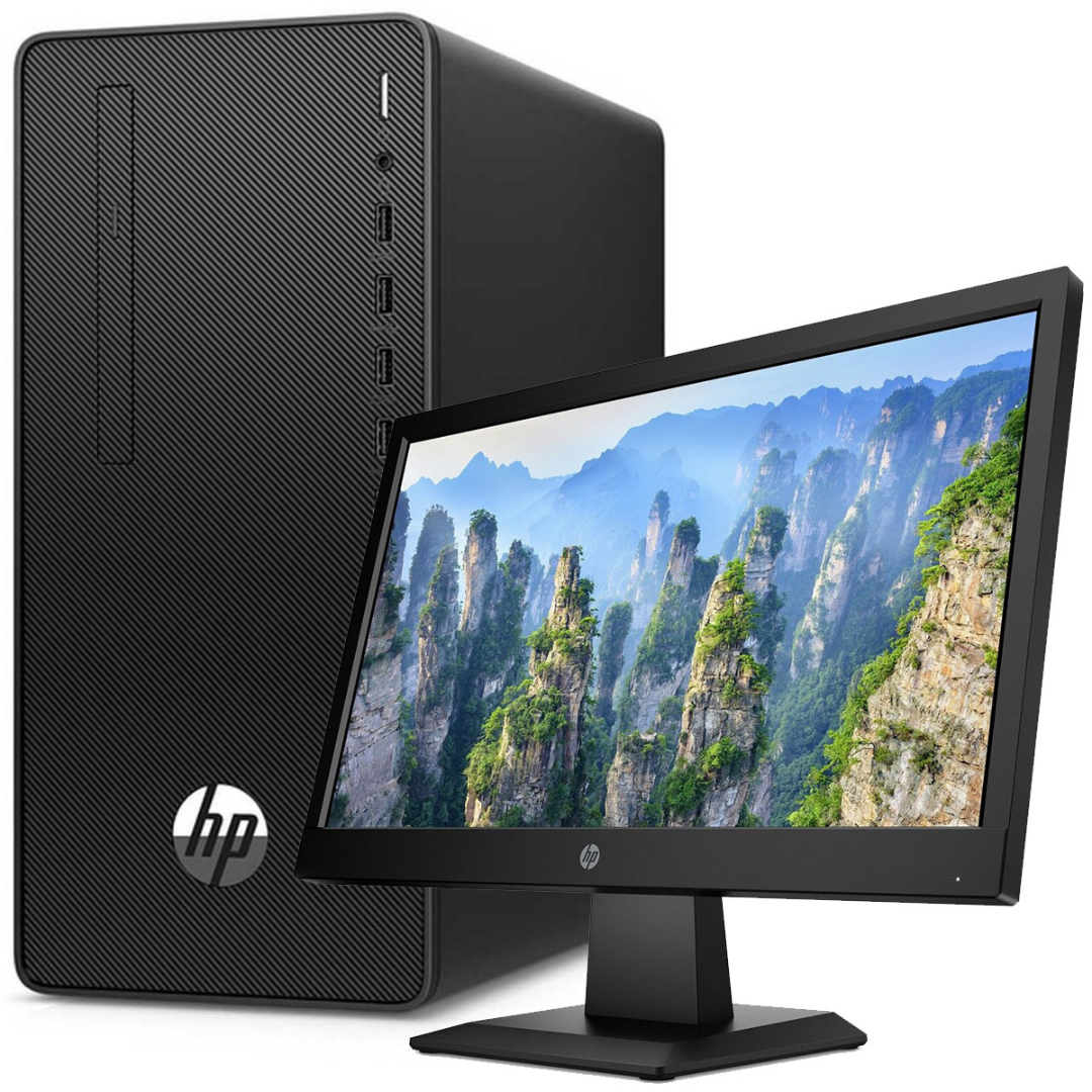 HP 290 G4 MT Intel Core i5 10th Gen 3.1GHz 4GB RAM 1TB HDD + 21.5 Inches HD Display3