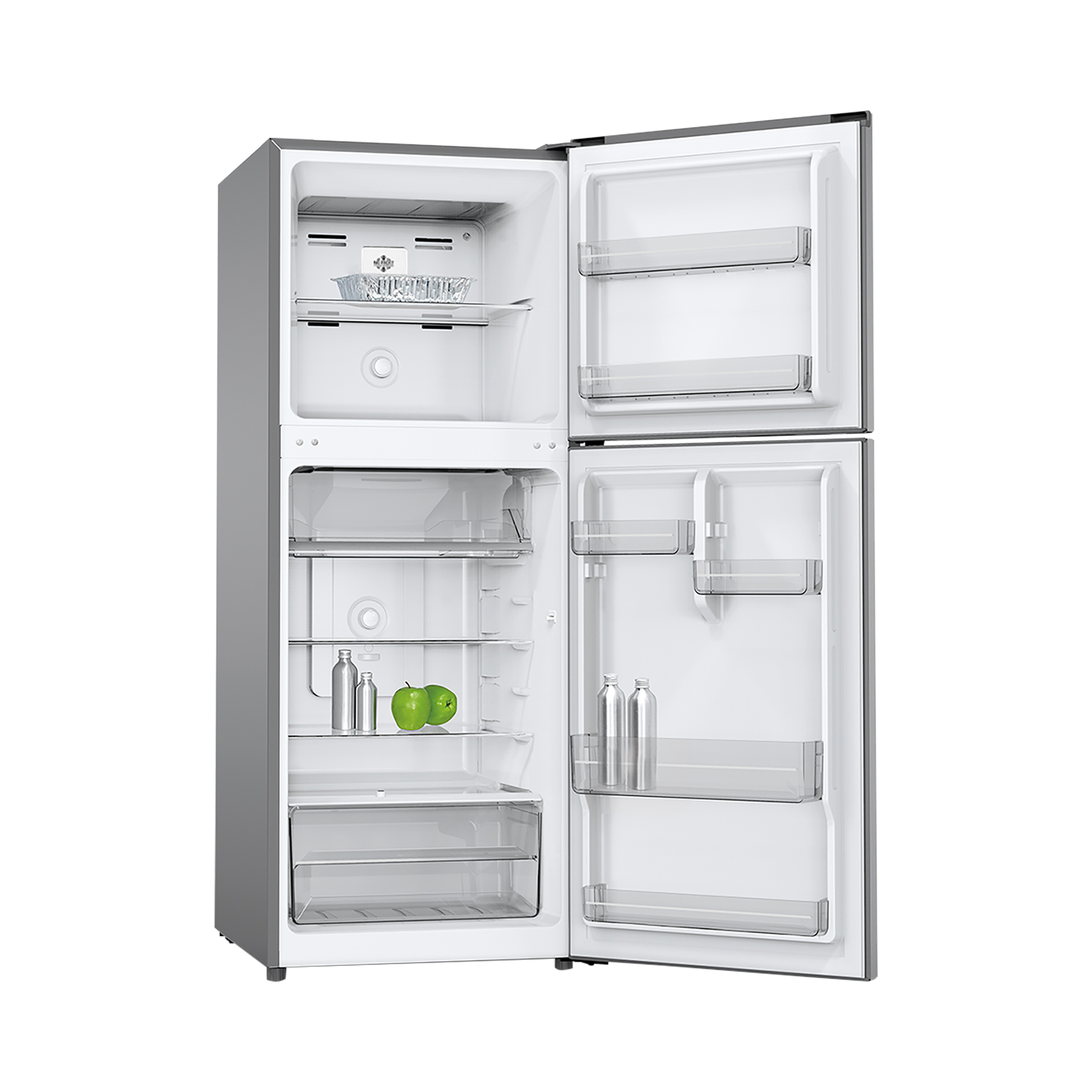 Beko BAD526 KE 198L Double Door Fridge – Inox, Direct Cool4