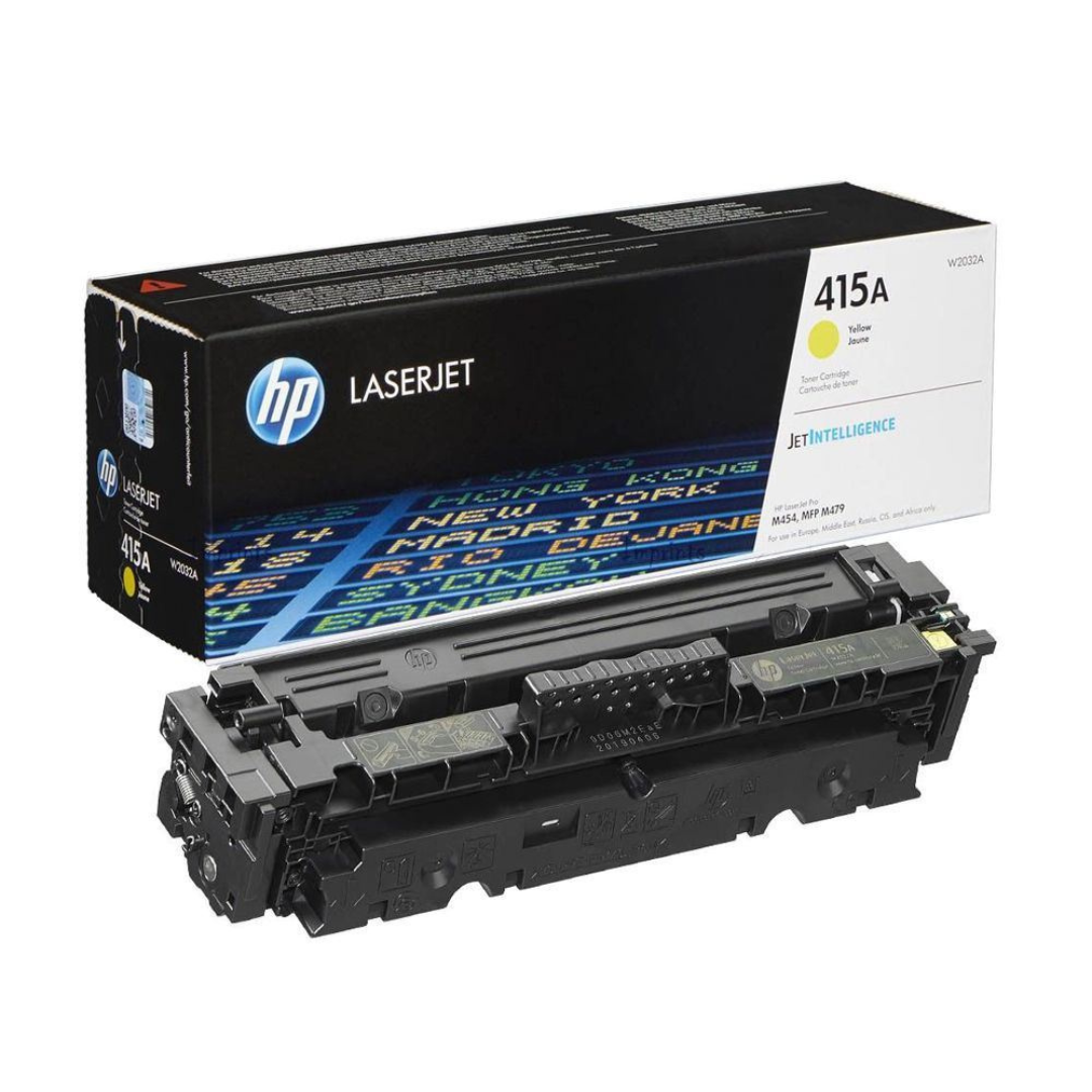 HP 415A Yellow Original LaserJet Toner Cartridge- W2032A4