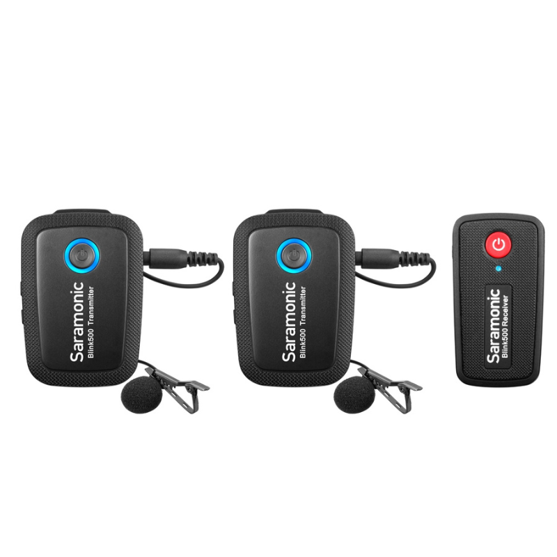 Saramonic Blink 500 B2 2-Person Digital Camera-Mount Wireless Omni Lavalier Microphone System (2.4 GHz)2