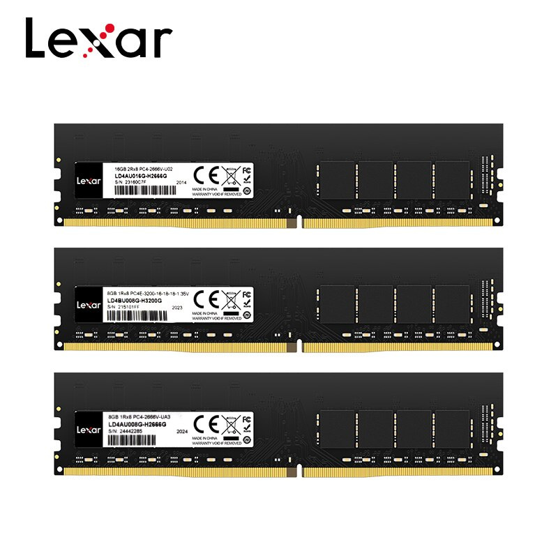 Lexar Desktop RAM DDR4 32GB 3200 – LD4AU032G-B3200GSST2