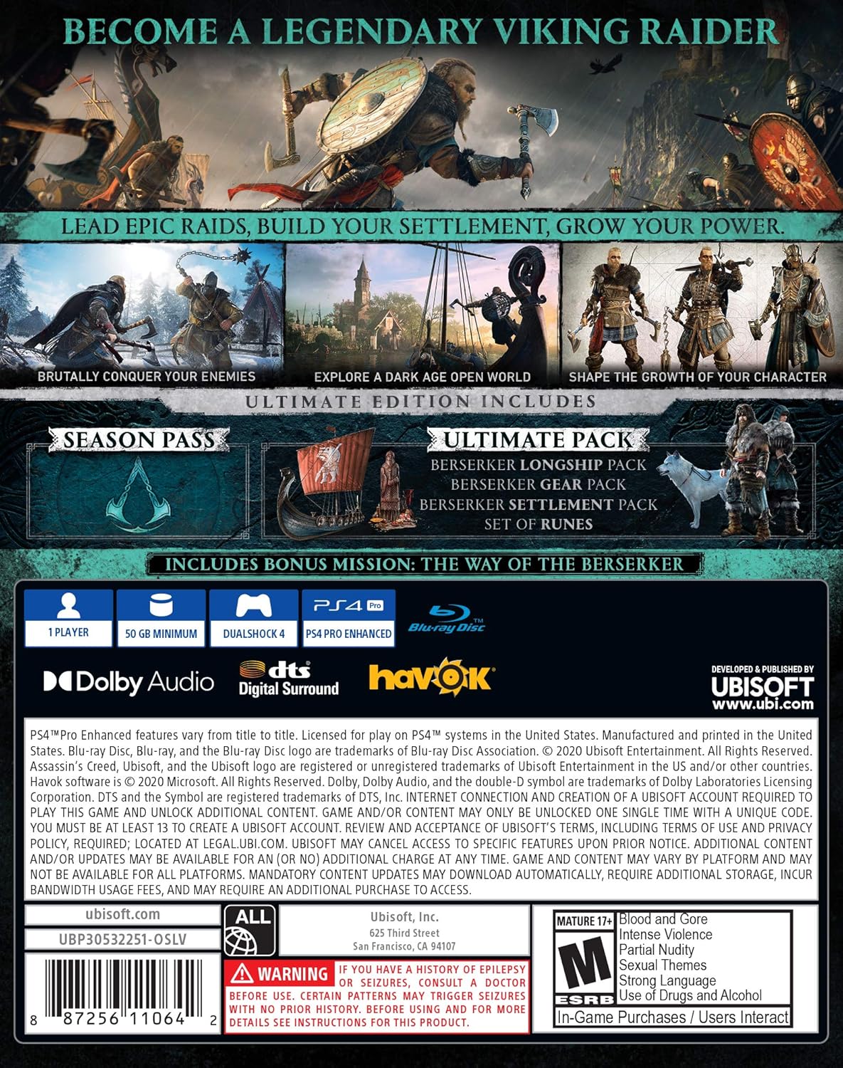 Assassin’s Creed Valhalla PlayStation 4 3