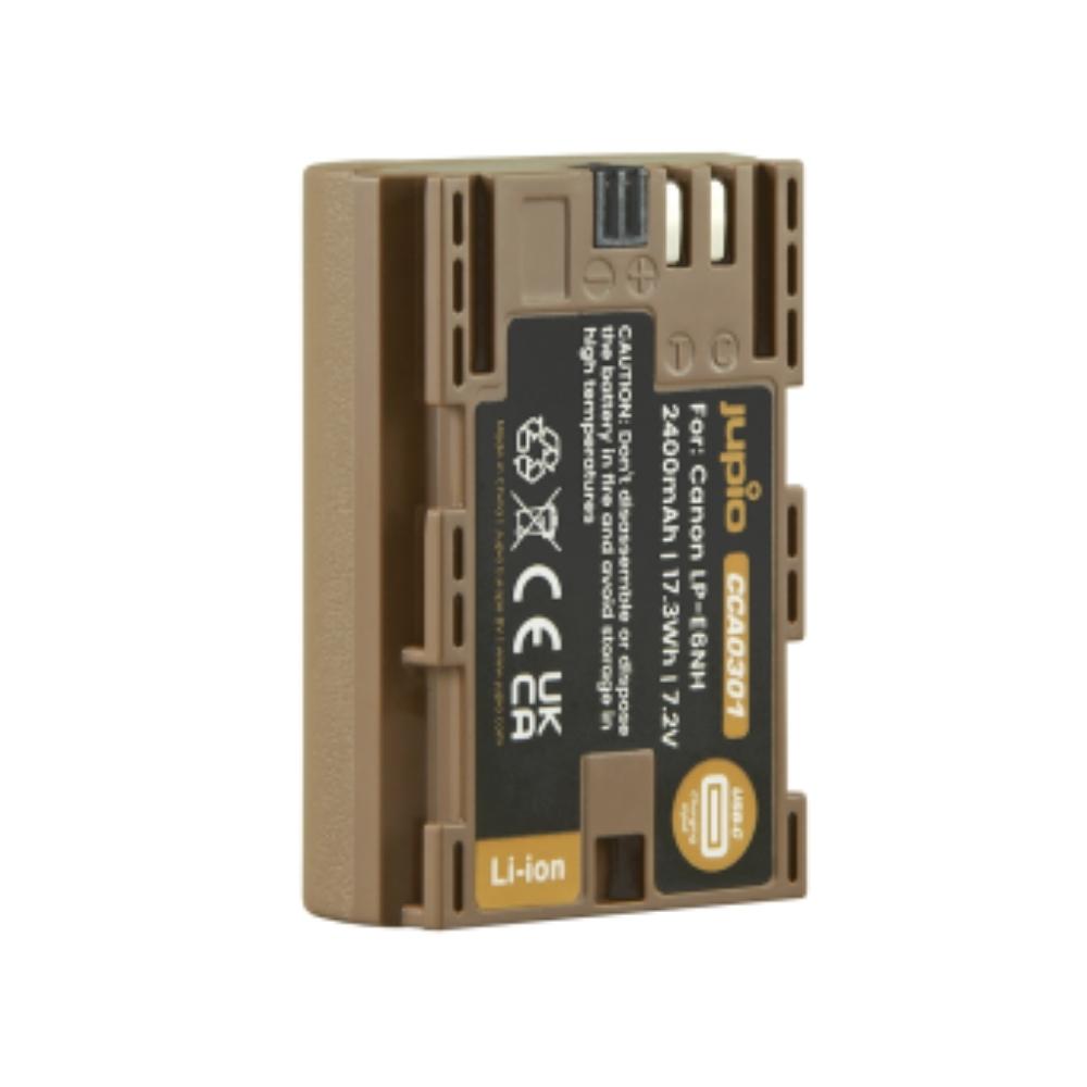 Caisi LP-E6NH 2400mAh Type-C Battery0