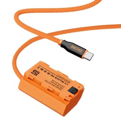 ZGCINE USB-C PD to FZ-100 Dummy Battery Cable (braided wire)2