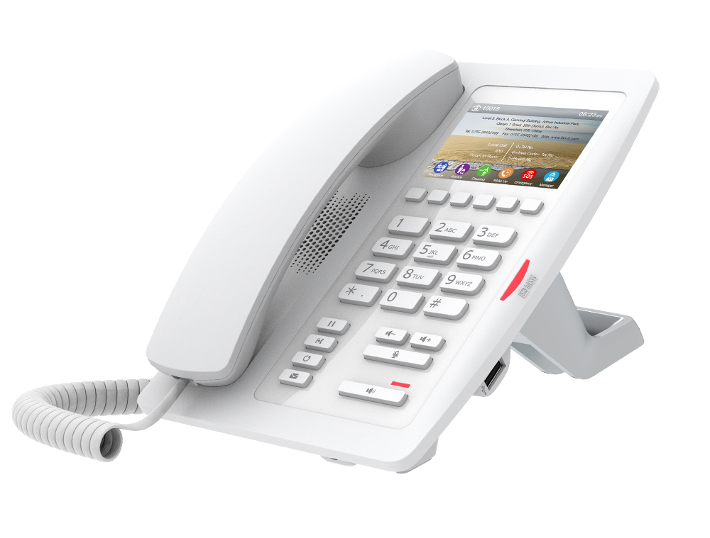 Fanvil H5 Hotel IP Phone – Elegant VoIP with LCD Display4