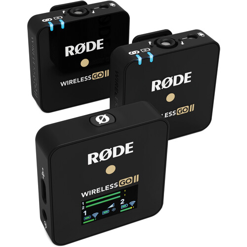 Rode Wireless GO II 2-Person Compact Digital Wireless Microphone System/Recorder (2.4 GHz)