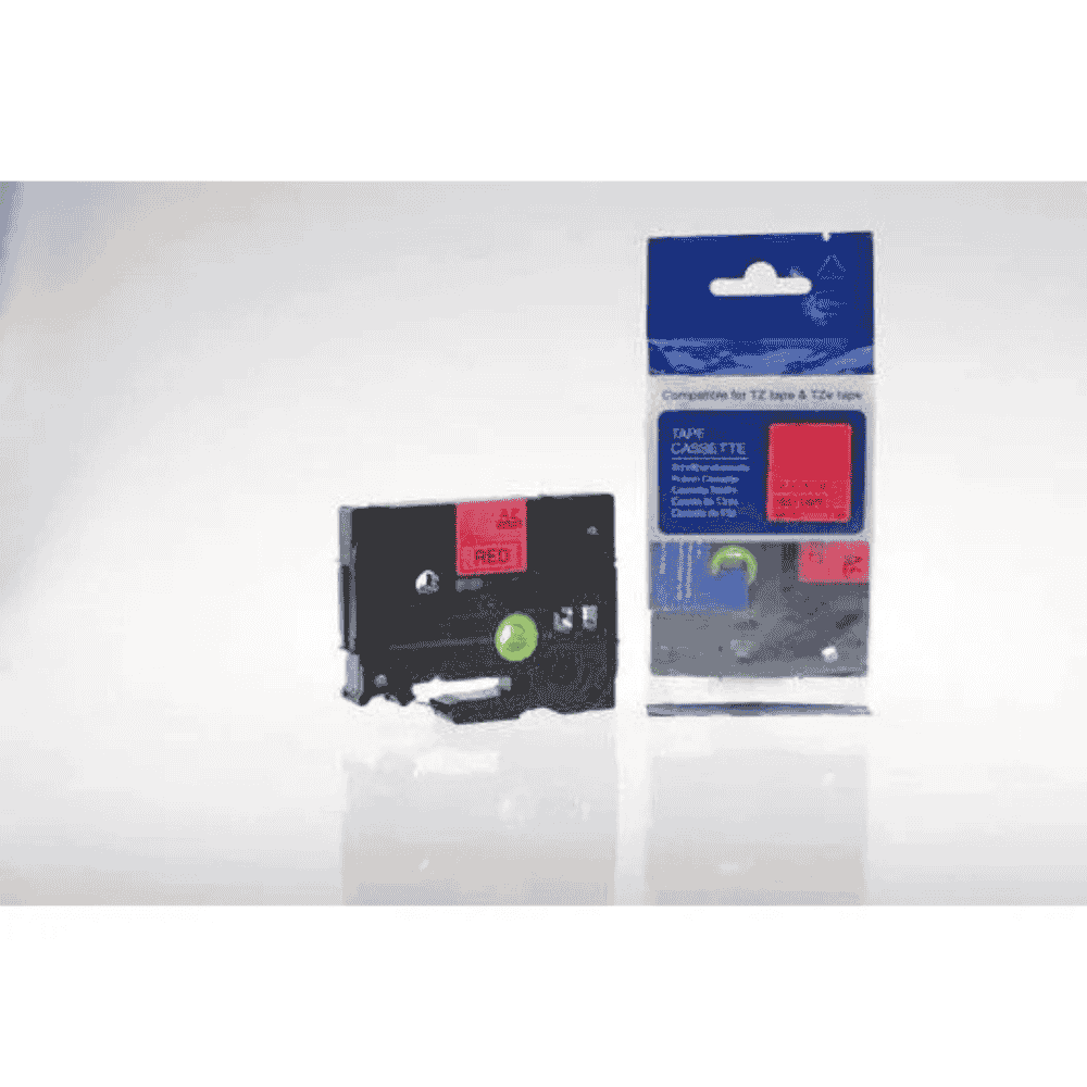 Brother TZe-431 12mm Black On Red Tape0