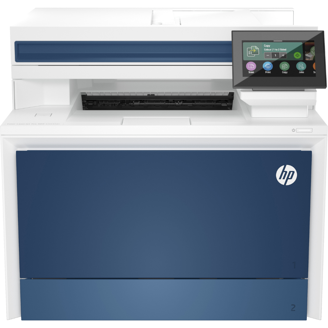 HP Color LaserJet Pro MFP 4303fdn Printer, Print, Copy, Scan and Fax - Duplex Printing, ADF, Duplex ADF Scanning, Ethernet, USB Interface with LCD Touchscreen - 5HH66A0