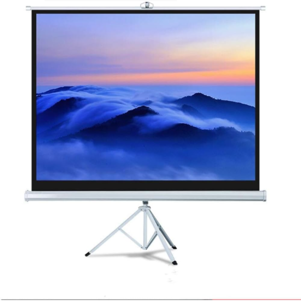 Light Wave Tripod Projector Stand Screen 200 x 200cm-LW-TPS-200T