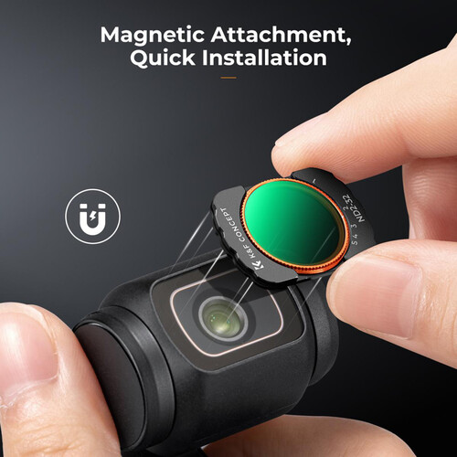 K&F Concept Nano-X Series VND Filter Kit with Green Coating for DJI Osmo Pocket4