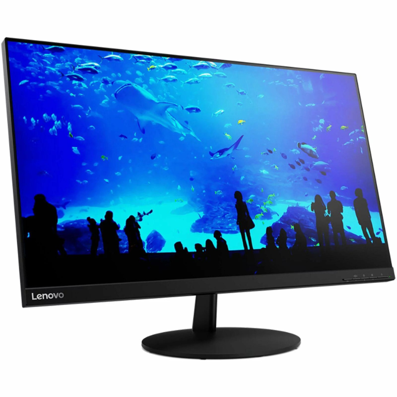 Lenovo L24e-30 23.8-Inch Ultra-Thin FHD Monitor, VA Panel, FreeSync, 3-Side NearEdgeless, 75Hz, 4ms, HDMI, VGA, VESA Mountable- 66bckac2uk