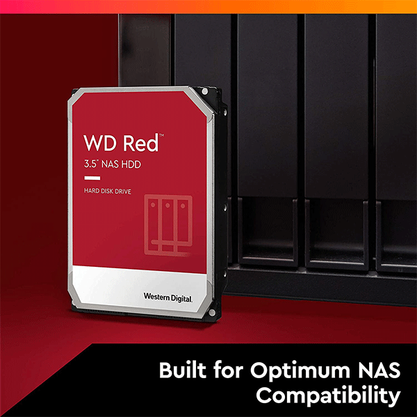 Western Digital 4TB WD Red NAS Internal Hard Drive HDD - 5400 RPM, SATA 6 Gb/s, SMR, 256MB Cache, 3.5 Inches (WD40EFAX)4