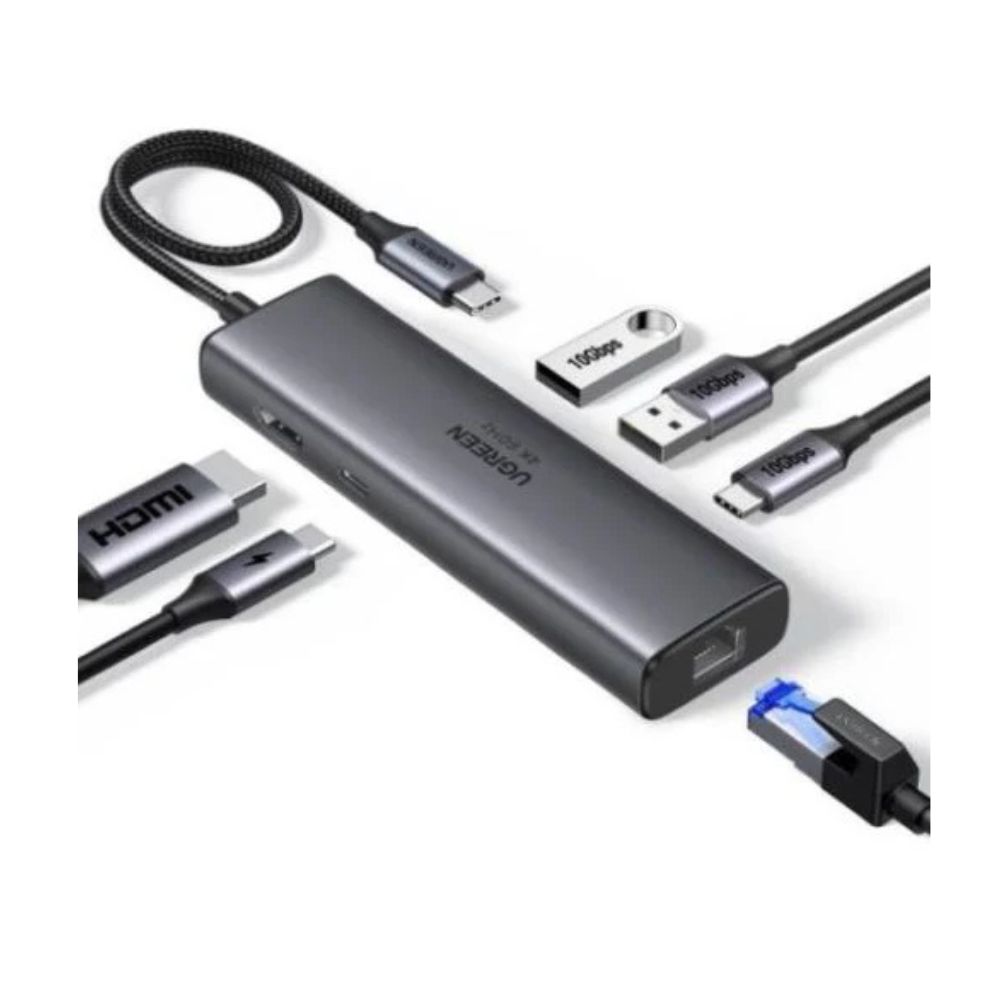 UGREEN 6-in-1 USB-C Multifunction Adapter - CM512-UG-45000