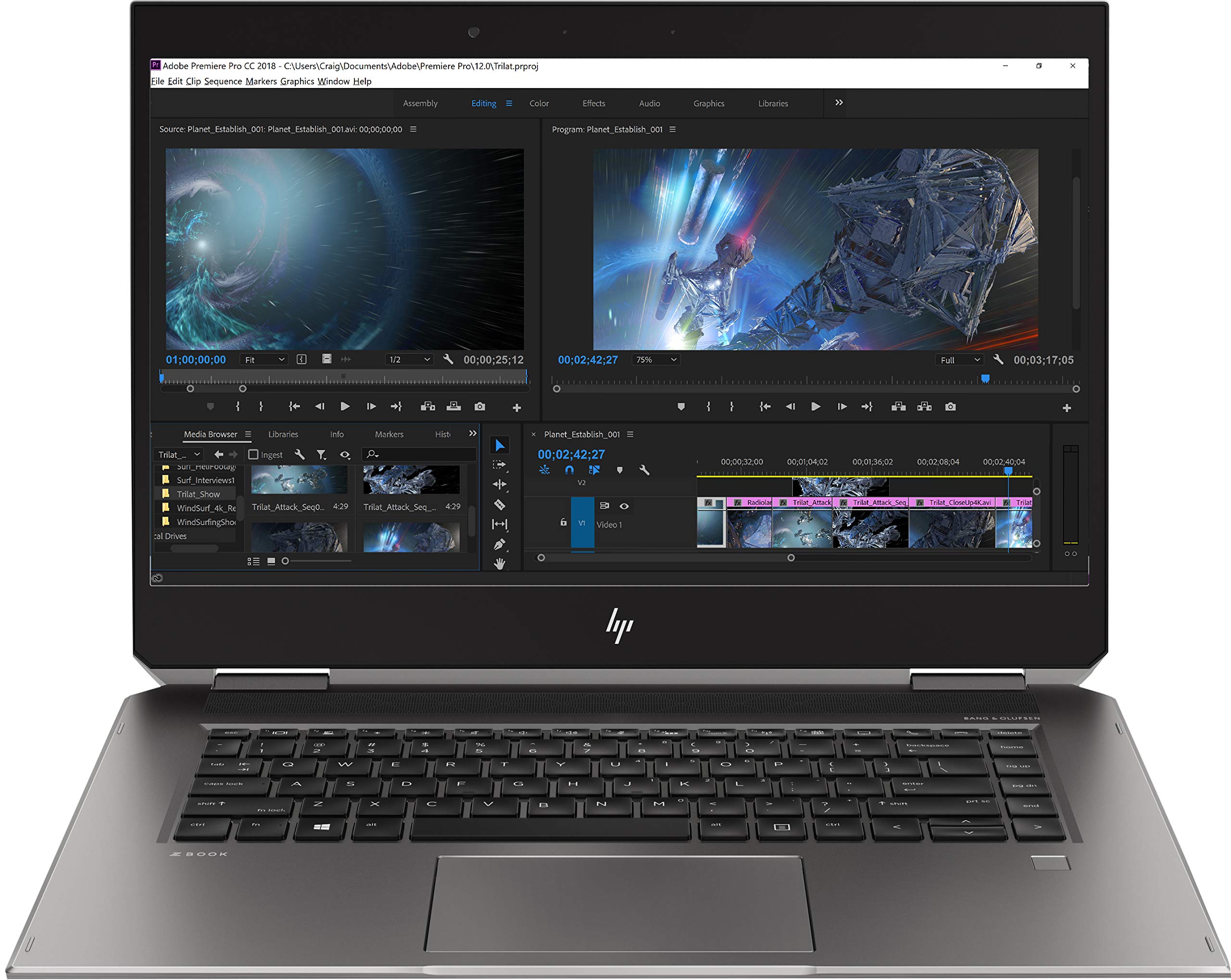 HP ZBook Studio x360 G5 Xeon 32GB 512GB Touch Workstation0