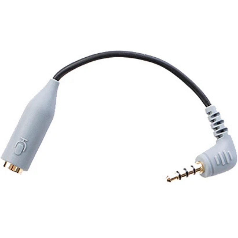 BOYA BY-CIP2 3.5mm TRS Female to TRRS Male Microphone Adapter Cable for Smartphones (2.4″)