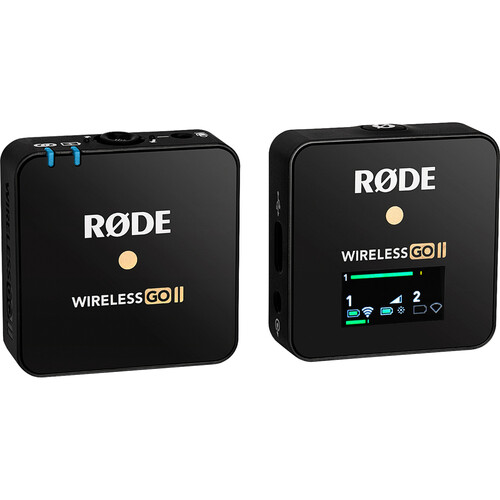 Rode Wireless GO II Single Compact Mic. (2.4 GHz, Black)
