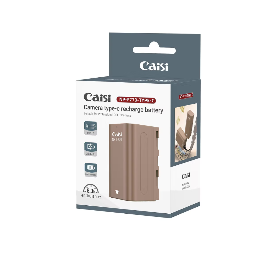 Caisi NP‑F770 Replacement Battery – 7000mAh4
