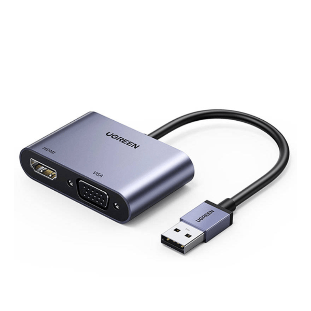  UGREEN USB 3.0 to HDMI + VGA Converter – CM449 – UG-205183