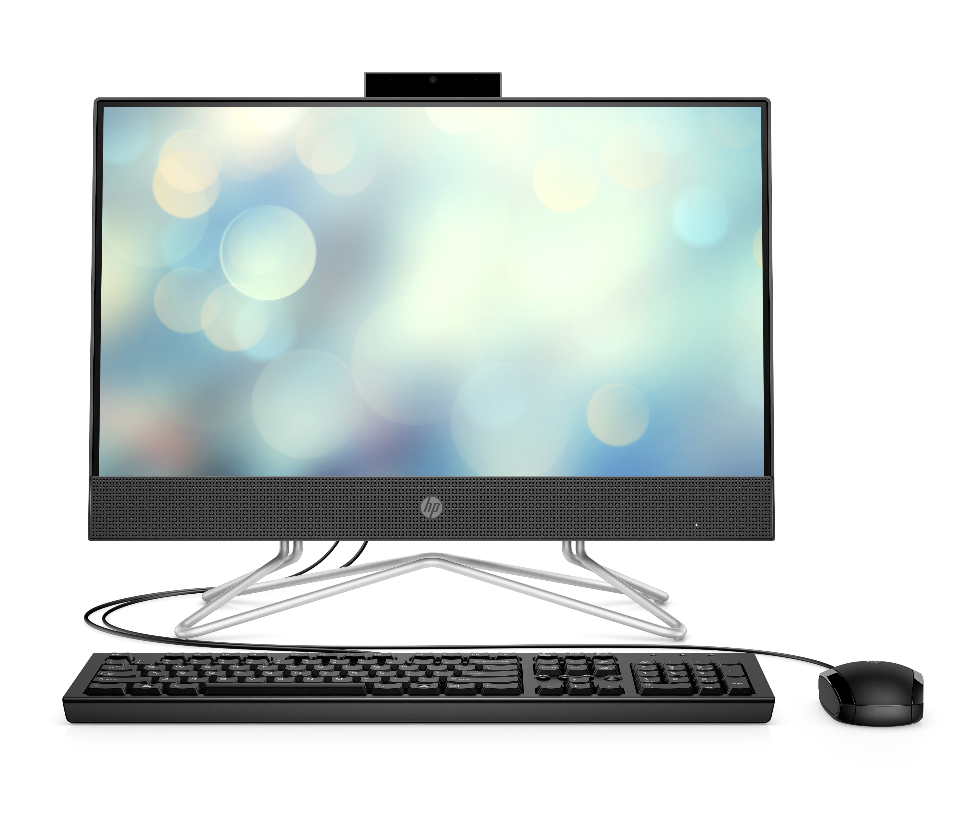  HP All-in-One, Core i3 1115G4, 4GB, 1TB HDD, Free DOS, 21.5″ FHD, USB Keyboard and Mouse, Jet Black – 60C61EA