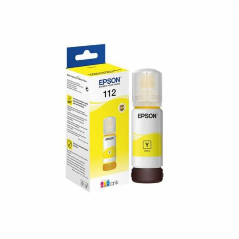 Epson 112 EcoTank Pigment Yellow ink bottle (C13T06C44A)2