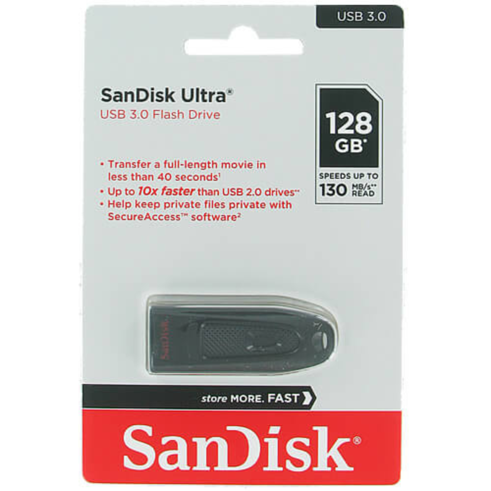 SanDisk 128GB Ultra USB 3.0 Flash Drive- SDCZ48-128G-U462