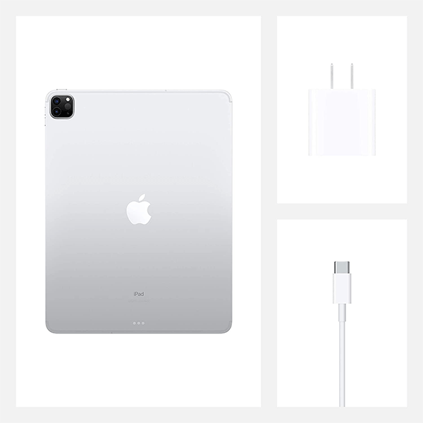 Apple iPad Pro (12.9-inch, Wi-Fi + Cellular, 256GB) - Silver (4th Generation)4