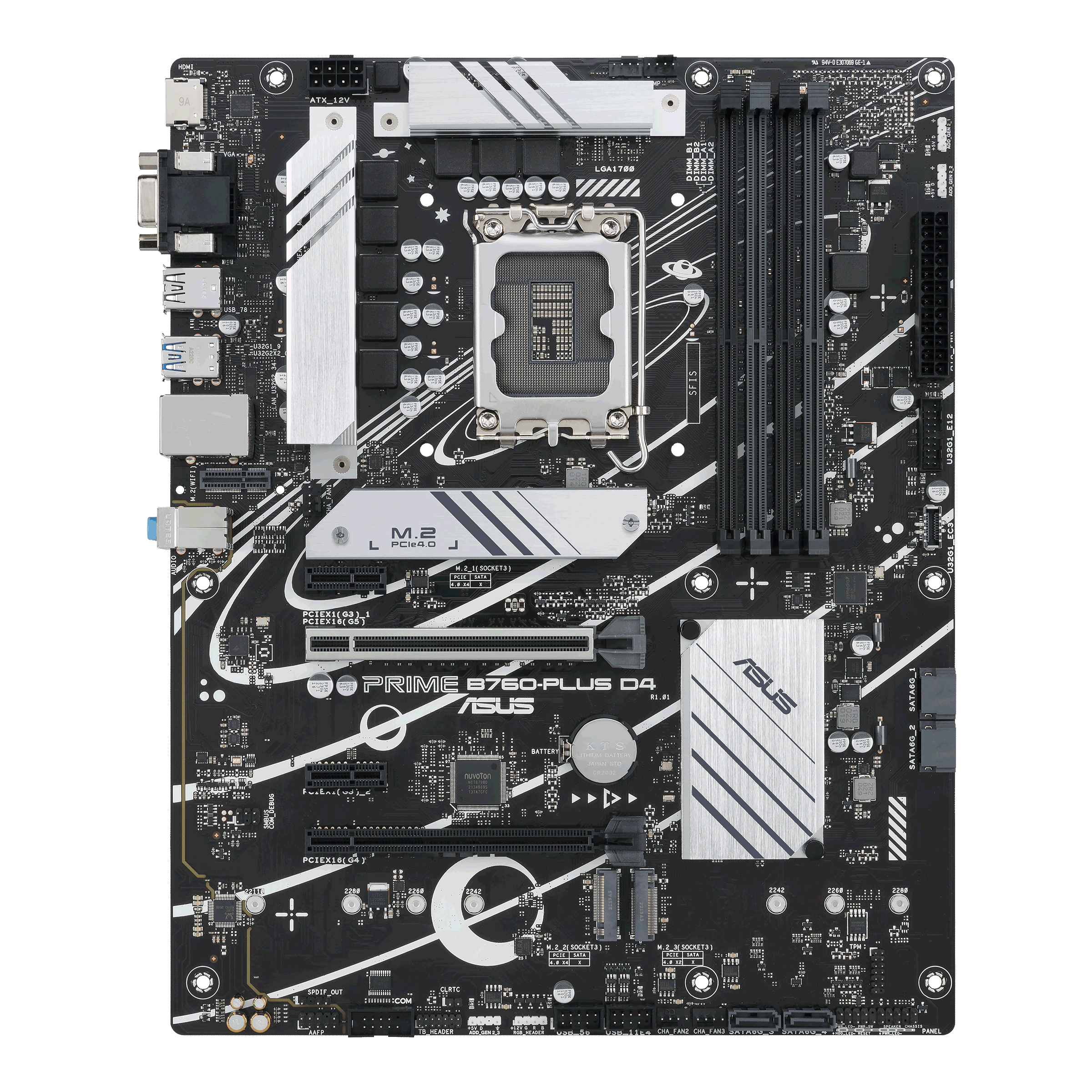 Custom Gaming Desktop PC, ASUS Prime B760-PLUS D4 Motherboard, Intel Core i7-12700 Processor, DeepCool LE520 240mm ARGB AIO CPU Liquid Cooler White- 01GAM00053