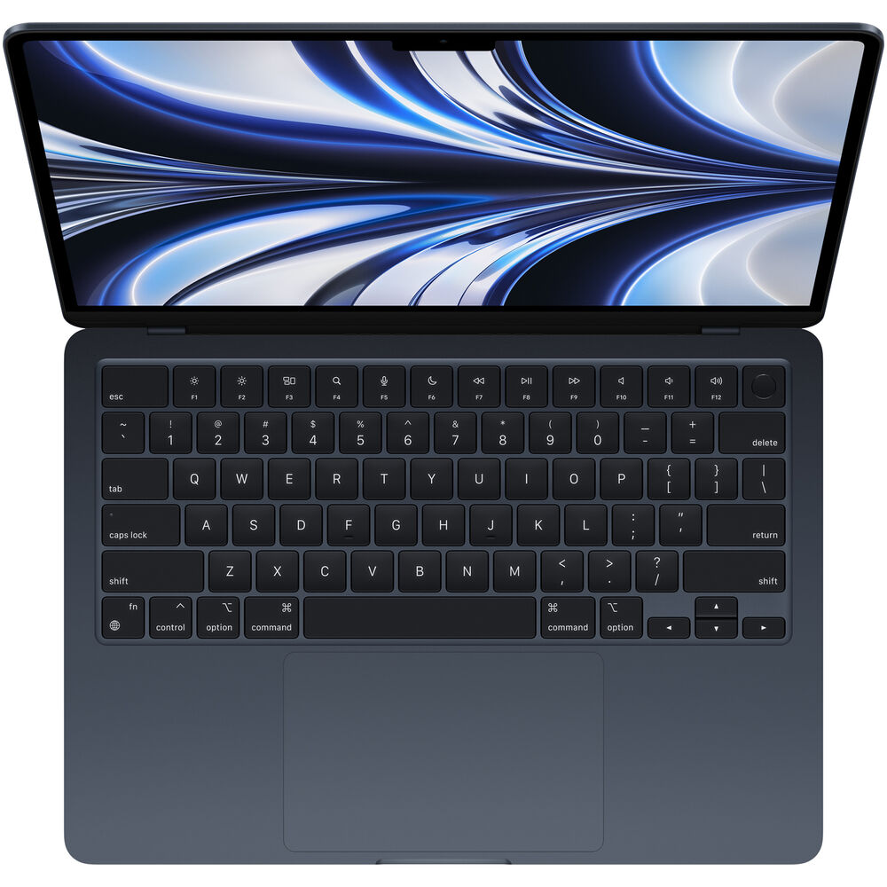 Apple MacBook Air M2 Chip 8-core CPU - 10 Core GPU, 8GB RAM, 512GB SSD, 13.6'' 1080P FHD camera, Fingerprint reader, Backlit keyboard- MLY43LL/A