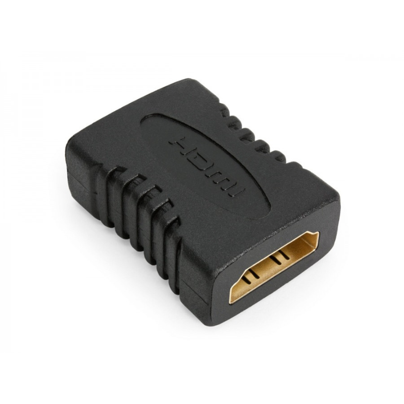 HDMI Female to Female Gold Plated Connector Black2