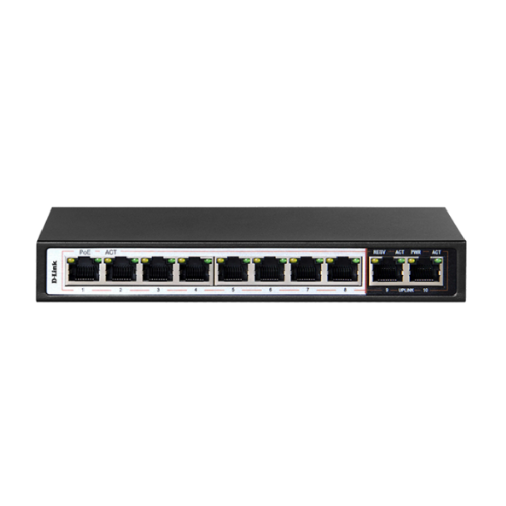 Dlink 250M 10-Port 1000Mbps Switch- DGS-F1010P-E2