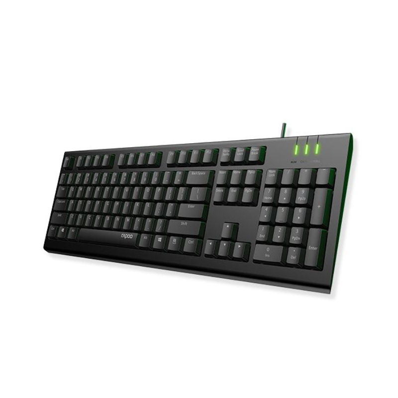 Rapoo Spill Resistance Wired USB Keyboard NK18004