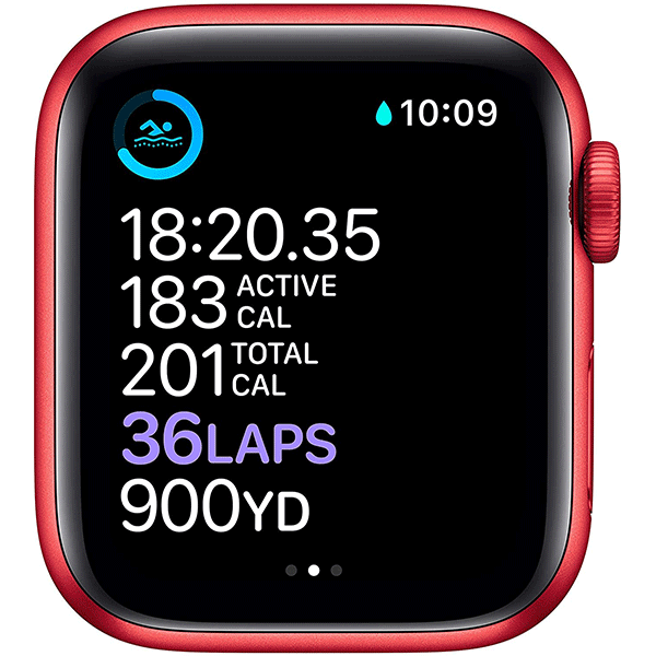 New Apple Watch Series 6 (GPS, 40mm) - (Product) RED - Aluminum Case with (Product) REDï»¿ - Sport Band3