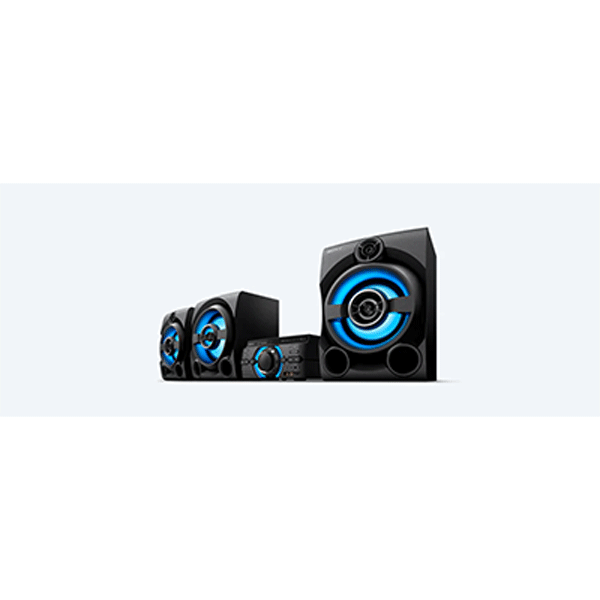 Sony MHC-M80D High Power Audio System(2150W RMS)- Pair Up To 3 Smart Phones3