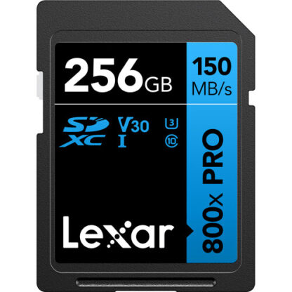 Lexar 256GB 150 Mbps 800x PRO UHS-I SDXC Card (BLUE Series)0