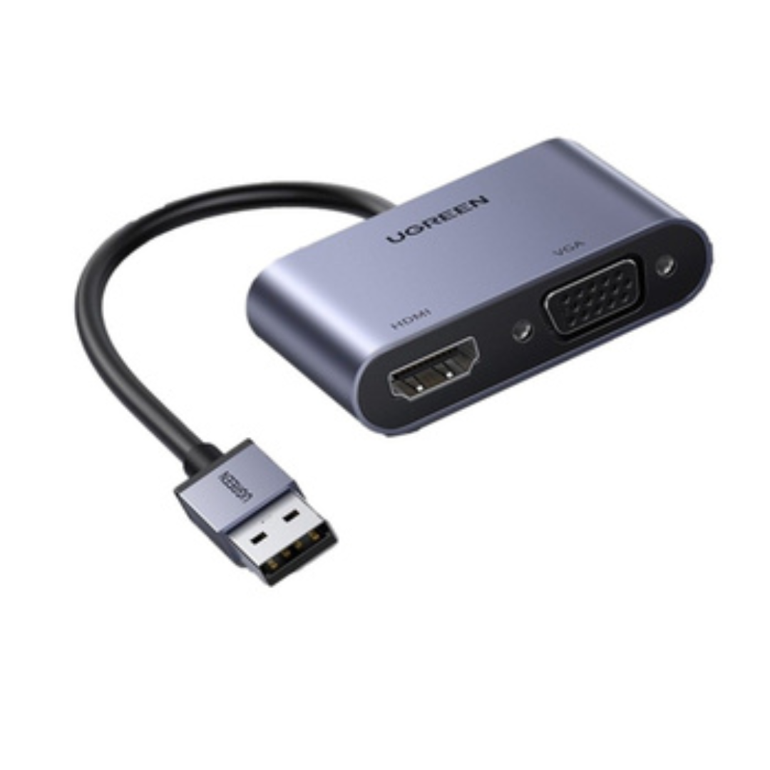  UGREEN USB 3.0 to HDMI + VGA Converter – CM449 – UG-205182