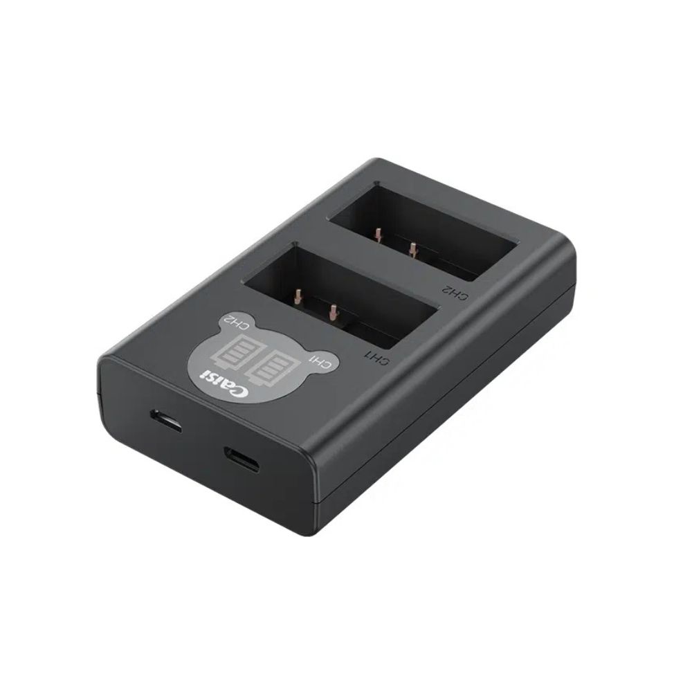 DMW-BLC12 Dual Charger for Lumix G7, G85, G95, FZ1000, GH2, G5, G6, GX8, FZ200, FZ300 