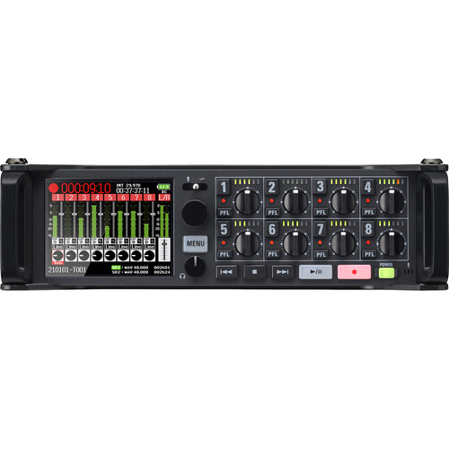 Zoom F8n Pro 8-Input / 10-Track Multitrack Field Recorder0
