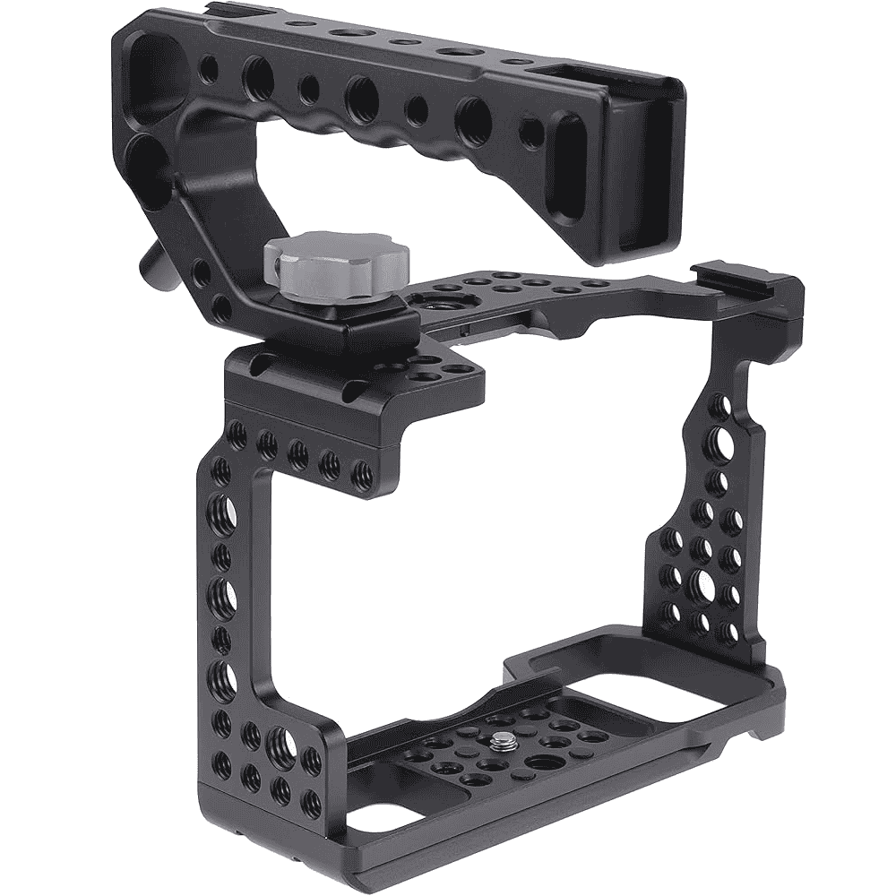 Caisi Sony A7III/A7RIII/A9 Cage Kit with Handle0