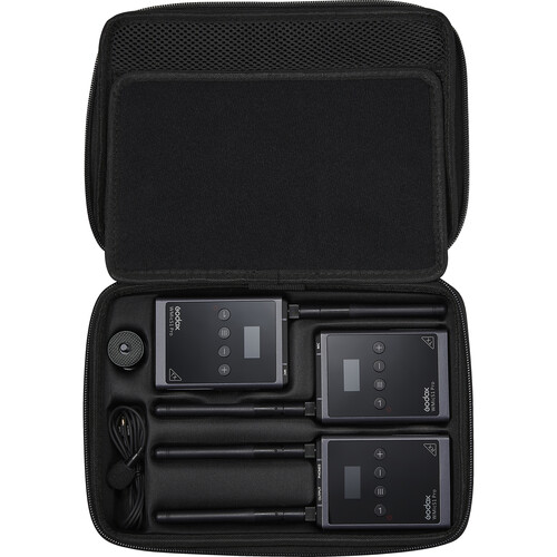Godox WMicS1 Pro Kit 2 Two-Person Camera-Mount Wireless Omni Lavalier Microphone System4