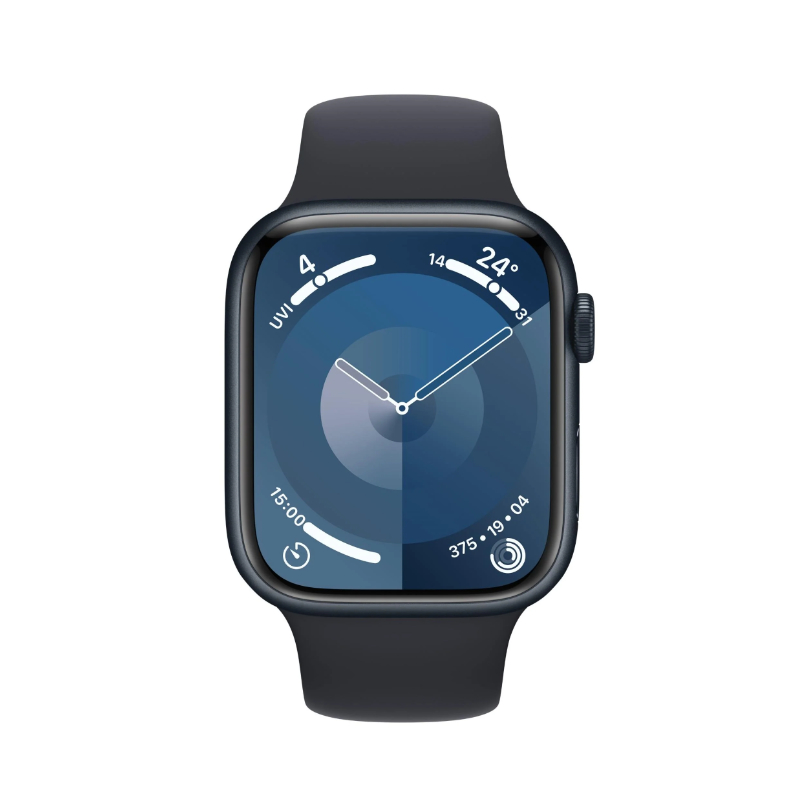 Apple Watch Series 9 GPS 41mm Midnight Aluminium Case with Midnight Sport Loop