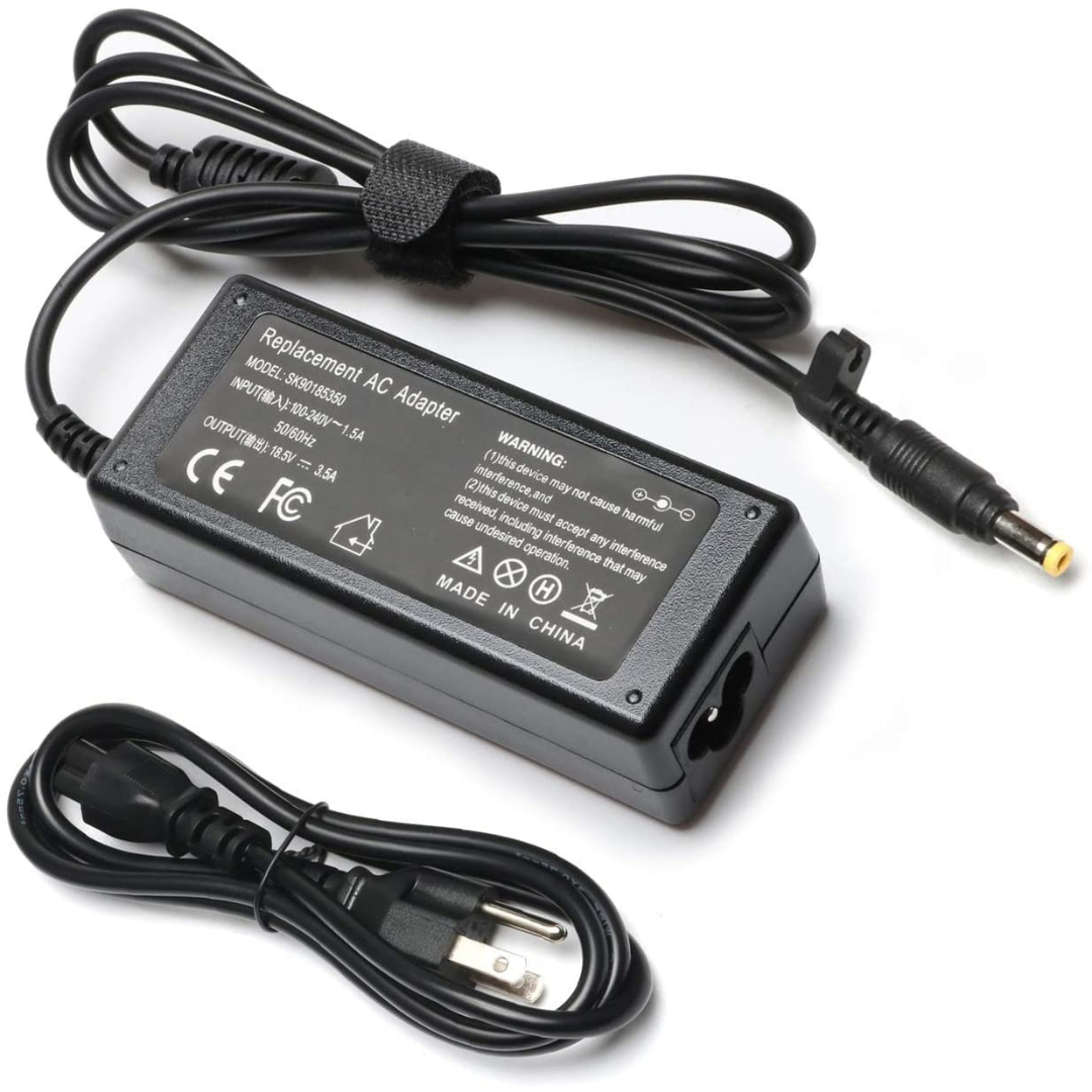 65W HP Compaq Presario F752LA F754CA AC Adapter Charger 18.5V 3.5A 