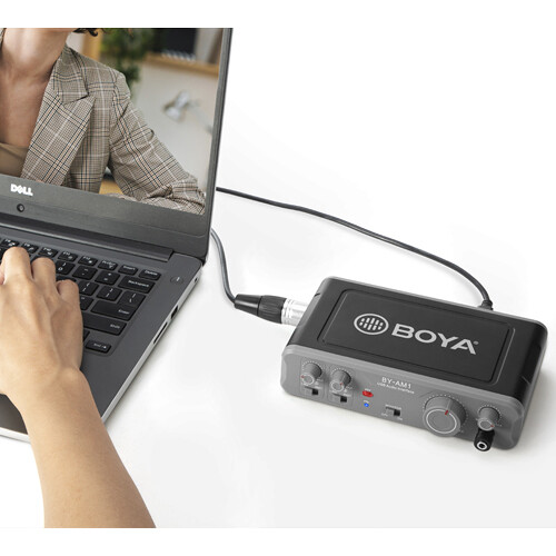 BOYA BY-AM1 Dual-Channel USB 2 Audio Mixer4