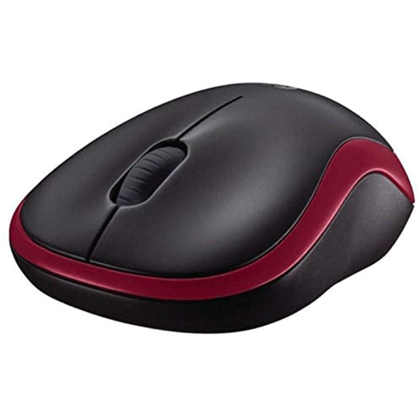 Logitech Wireless Mouse M185 - Red (910-002237)4