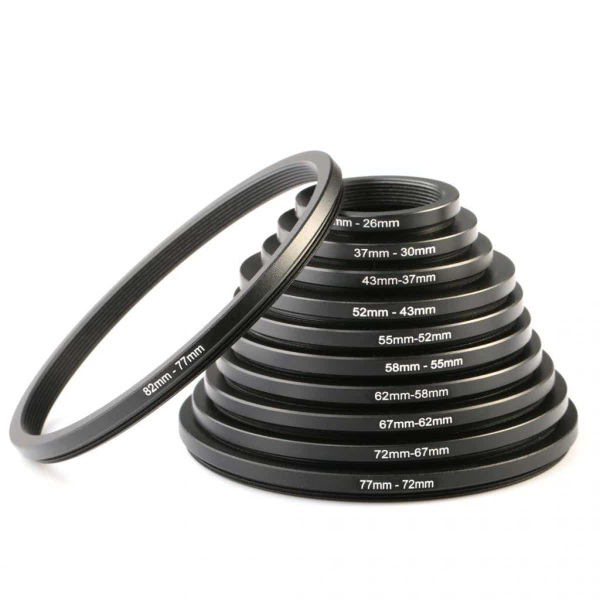 K& F 11 in 1 Step Down Ring Set2