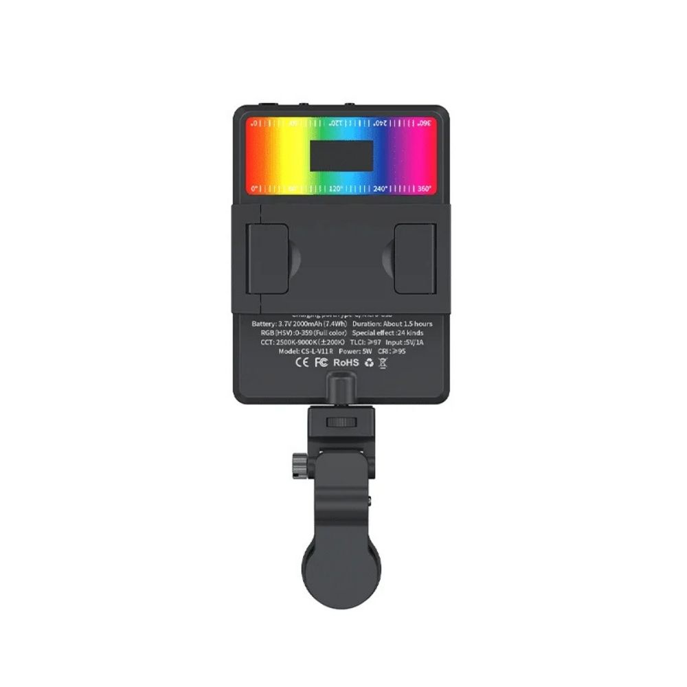 Caisi Portable Clip‑On Selfie LED Video Light0