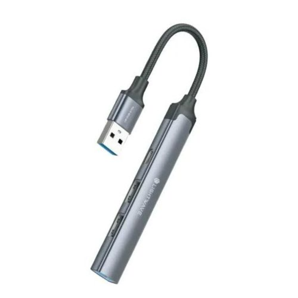 Light Wave 4-in-1 USB Hub Adapter USB 3.0-LW-HUB-A104